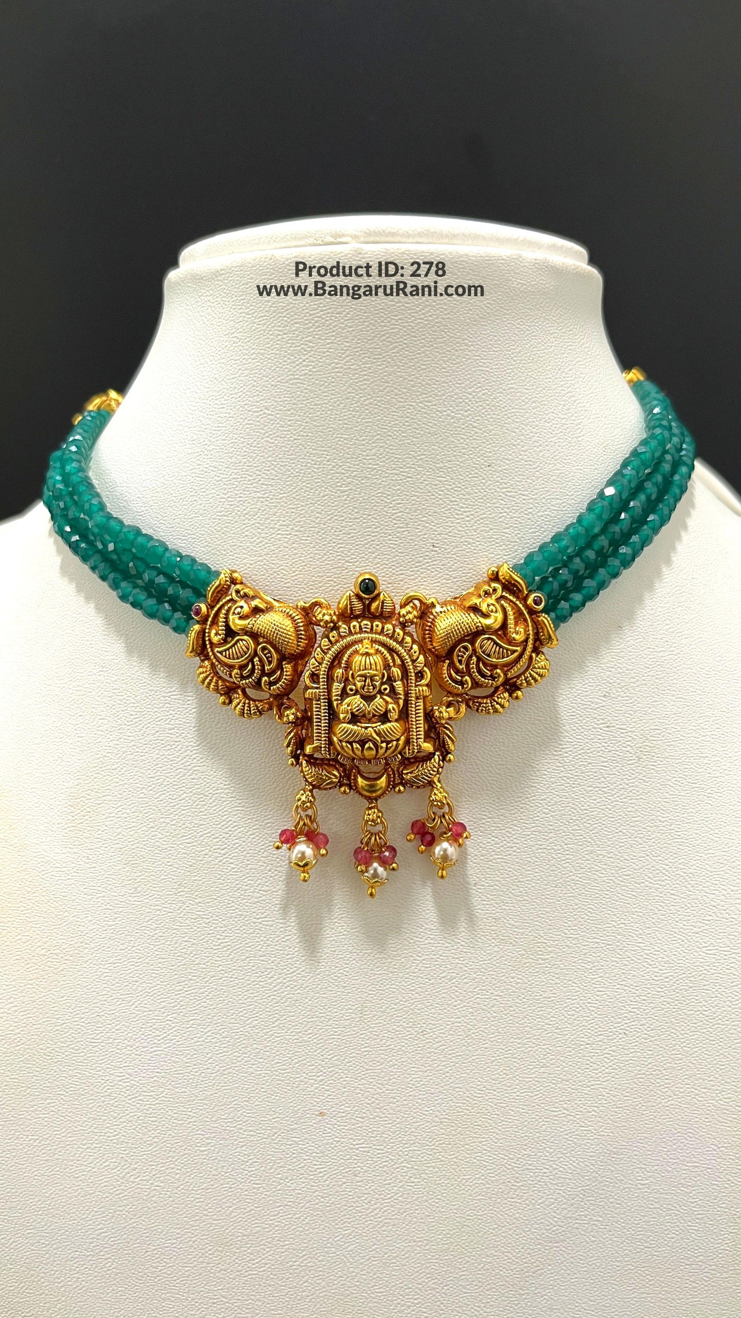 Saravana Jewellers SILVER beads-choker