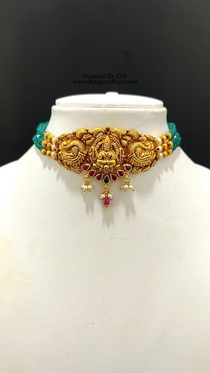 Saravana Jewellers SILVER beads-choker