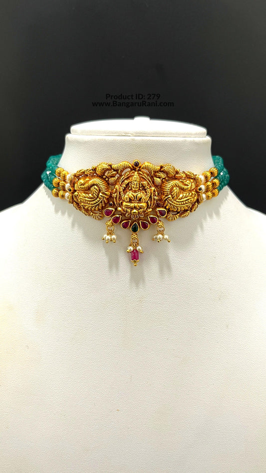 Saravana Jewellers SILVER beads-choker