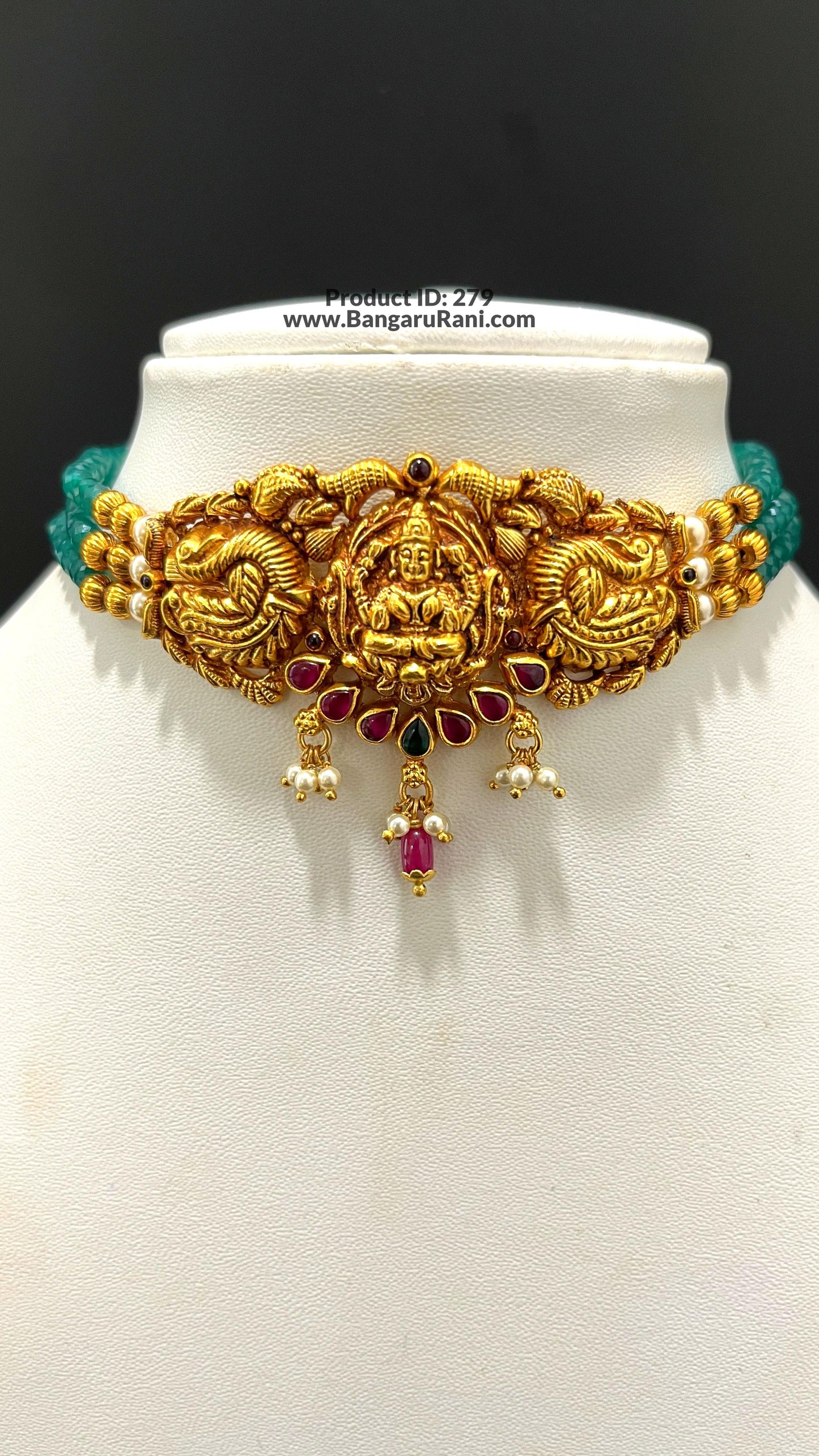 Saravana Jewellers SILVER beads-choker