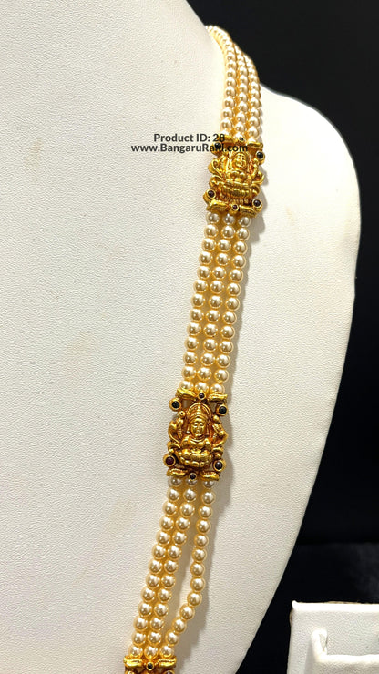 Saravana Jewellers 47.9gms SILVER HARAMS 916 Nakshi