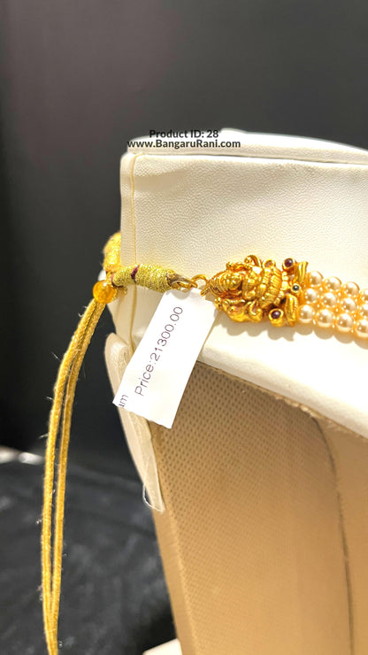 Saravana Jewellers 47.9gms SILVER HARAMS 916 Nakshi