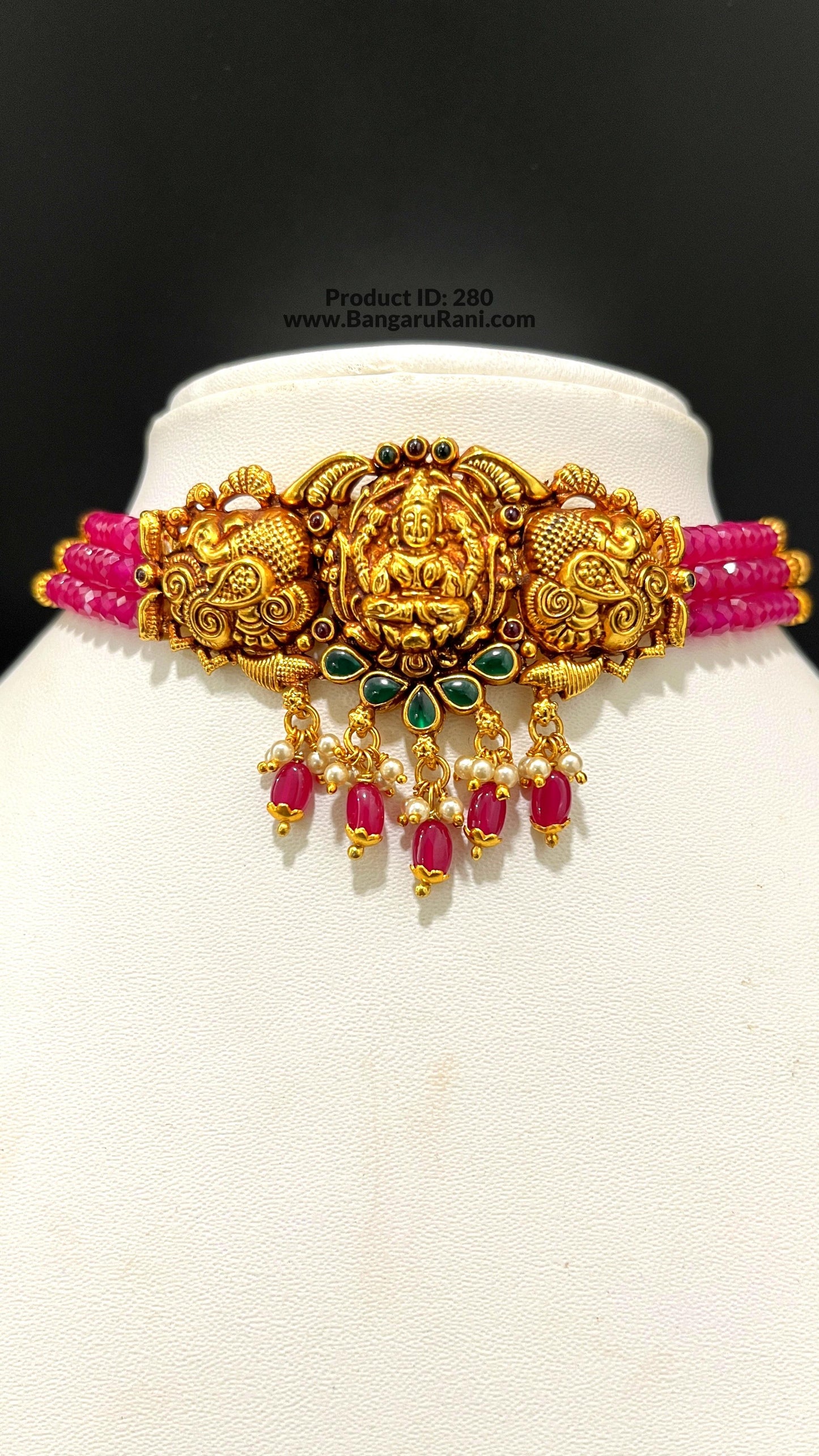 Saravana Jewellers SILVER beads-choker