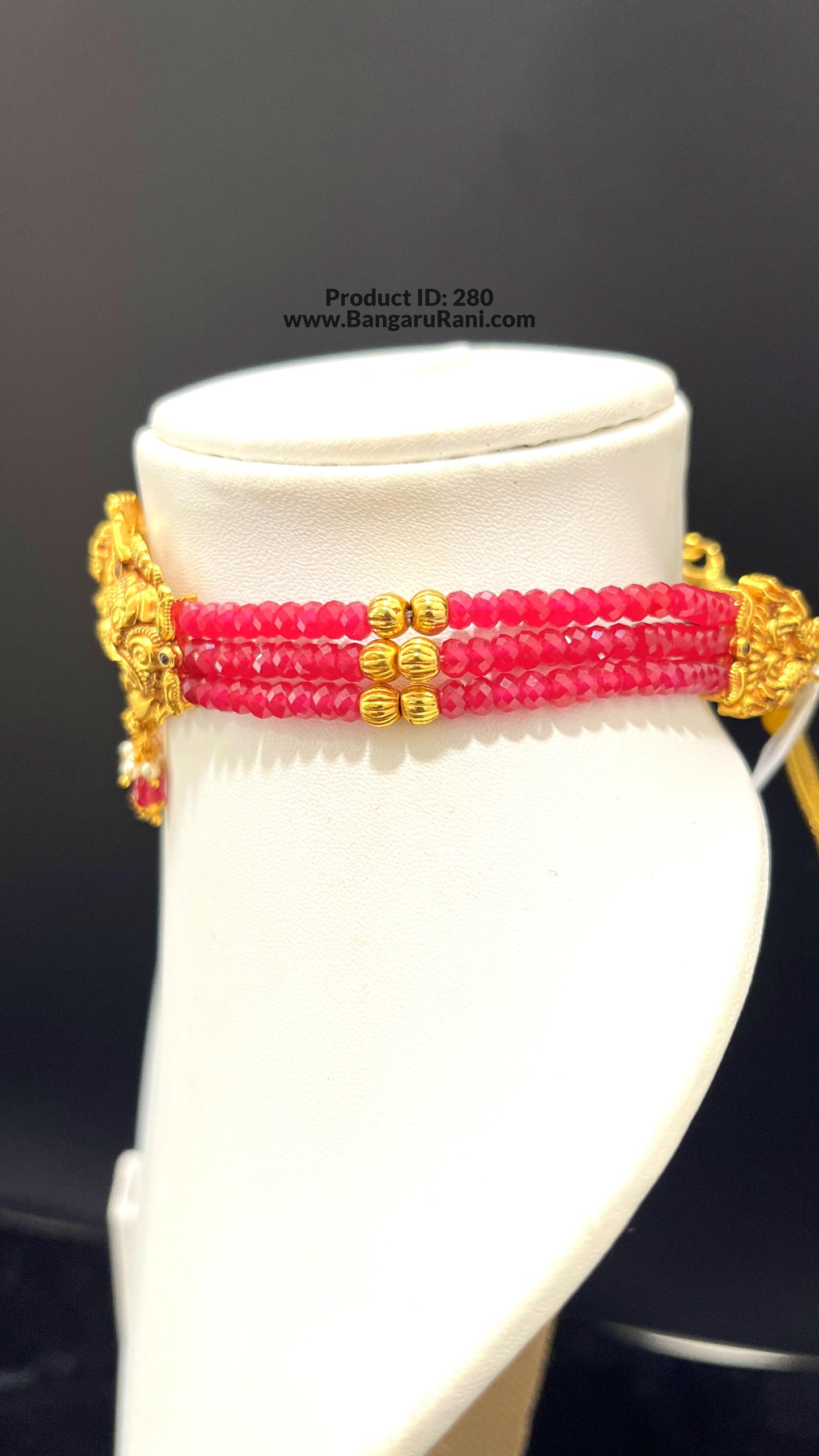 Saravana Jewellers SILVER beads-choker