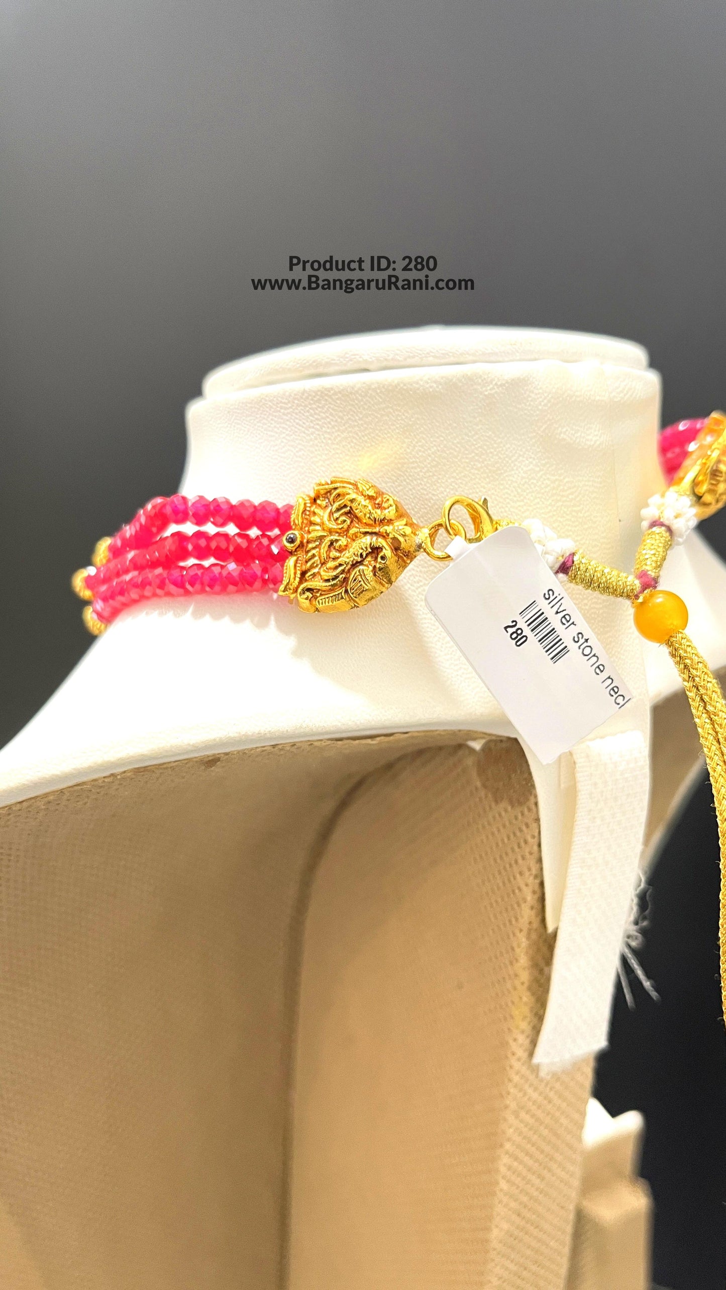 Saravana Jewellers SILVER beads-choker