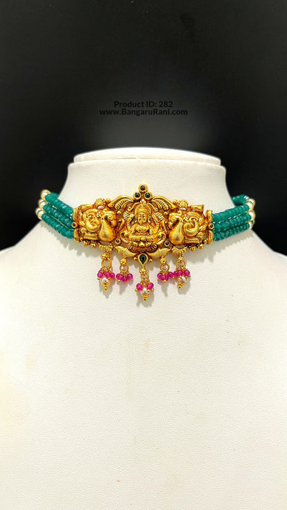 Saravana Jewellers SILVER beads-choker