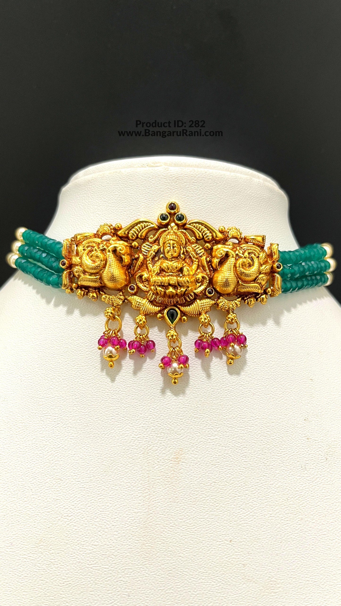 Saravana Jewellers SILVER beads-choker