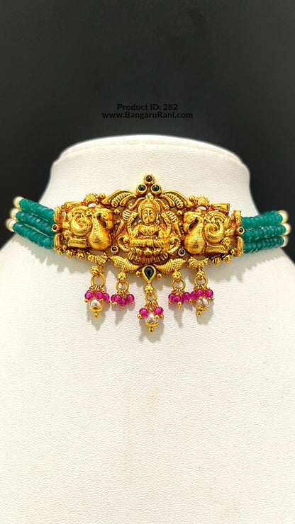 Saravana Jewellers SILVER beads-choker