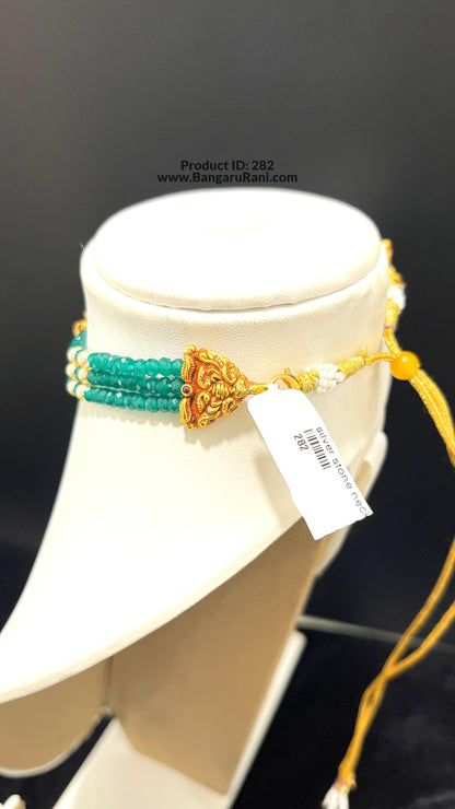 Saravana Jewellers SILVER beads-choker