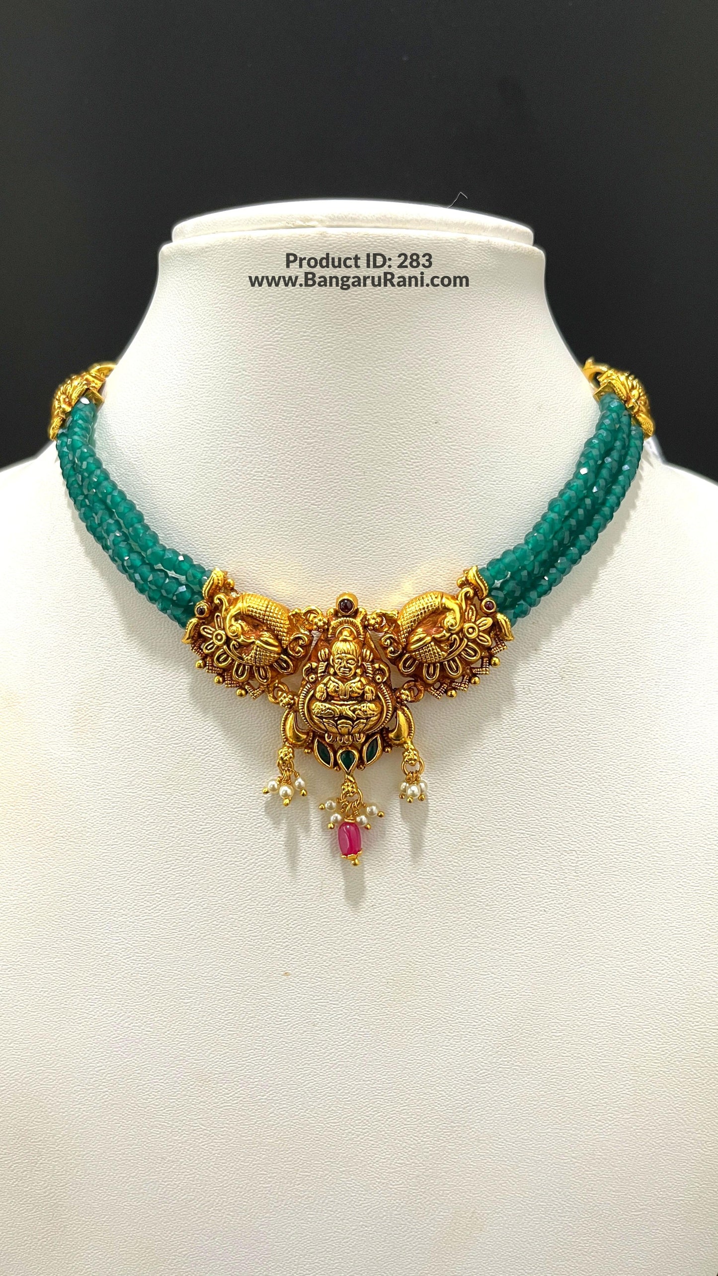 Saravana Jewellers SILVER beads-choker