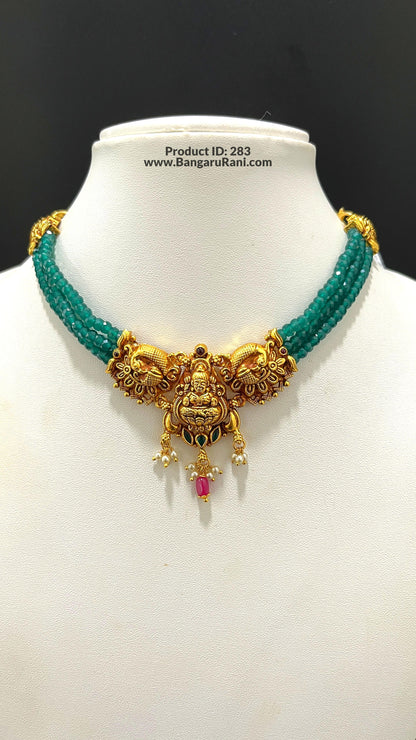 Saravana Jewellers SILVER beads-choker