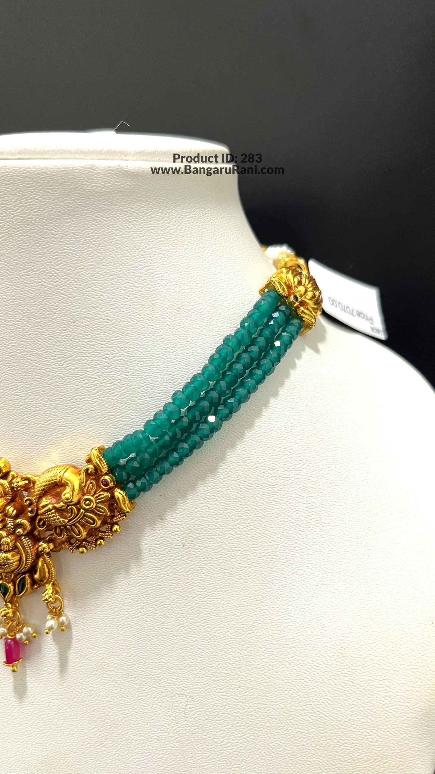 Saravana Jewellers SILVER beads-choker