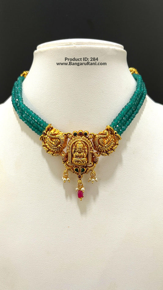 Saravana Jewellers SILVER beads-choker
