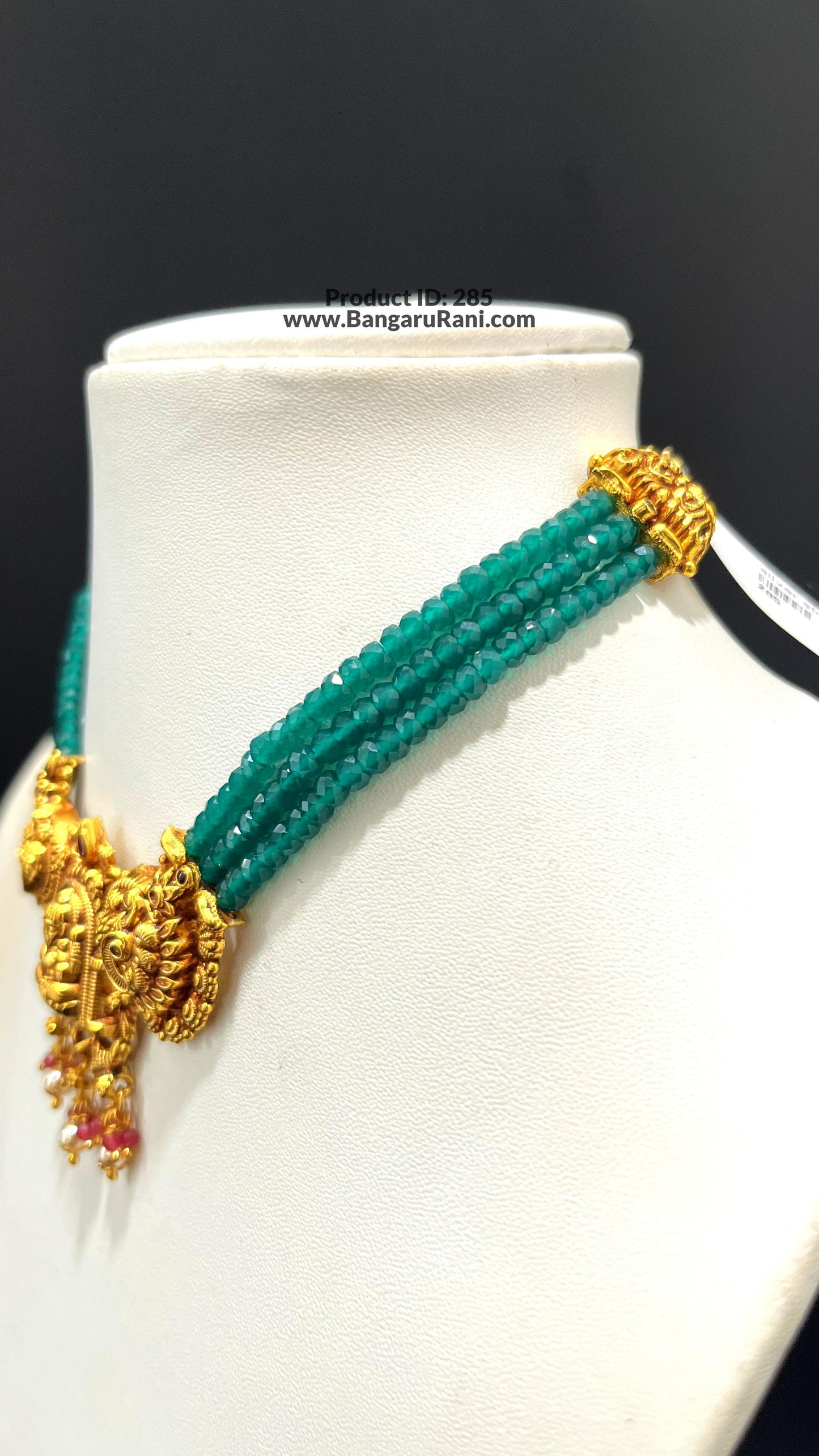 Saravana Jewellers SILVER beads-choker