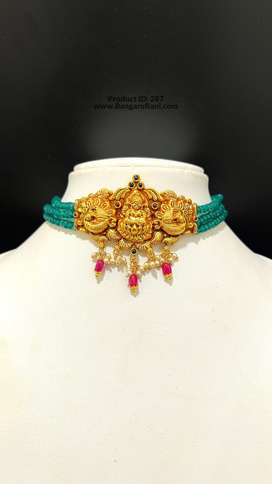 Saravana Jewellers SILVER beads-choker