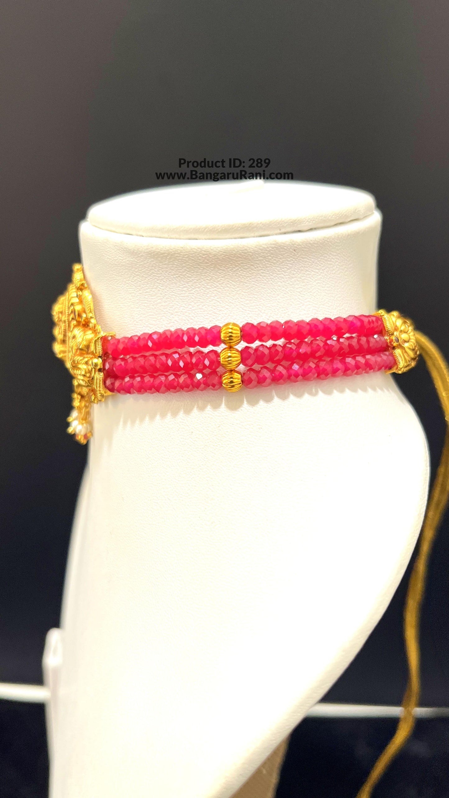 Saravana Jewellers SILVER beads-choker