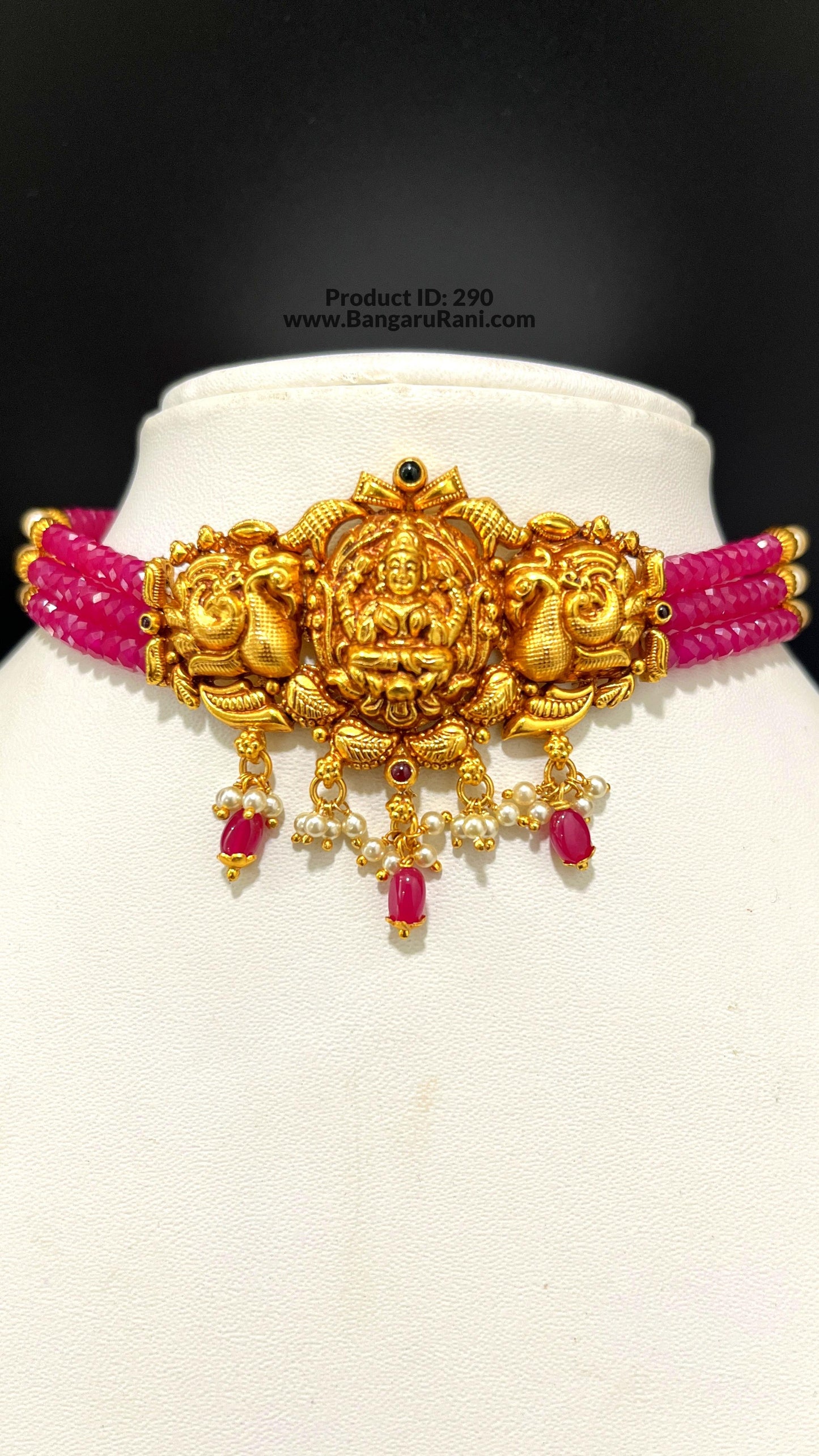 Saravana Jewellers SILVER beads-choker