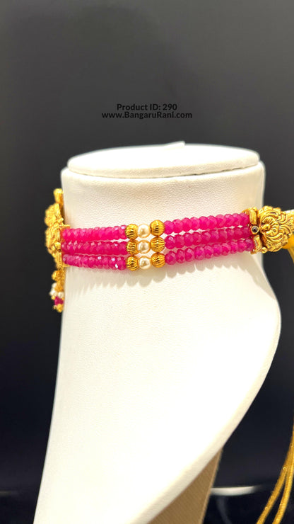 Saravana Jewellers SILVER beads-choker
