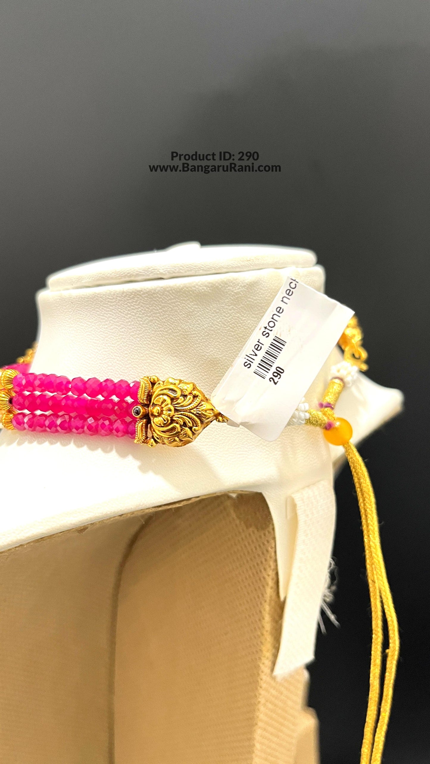 Saravana Jewellers SILVER beads-choker