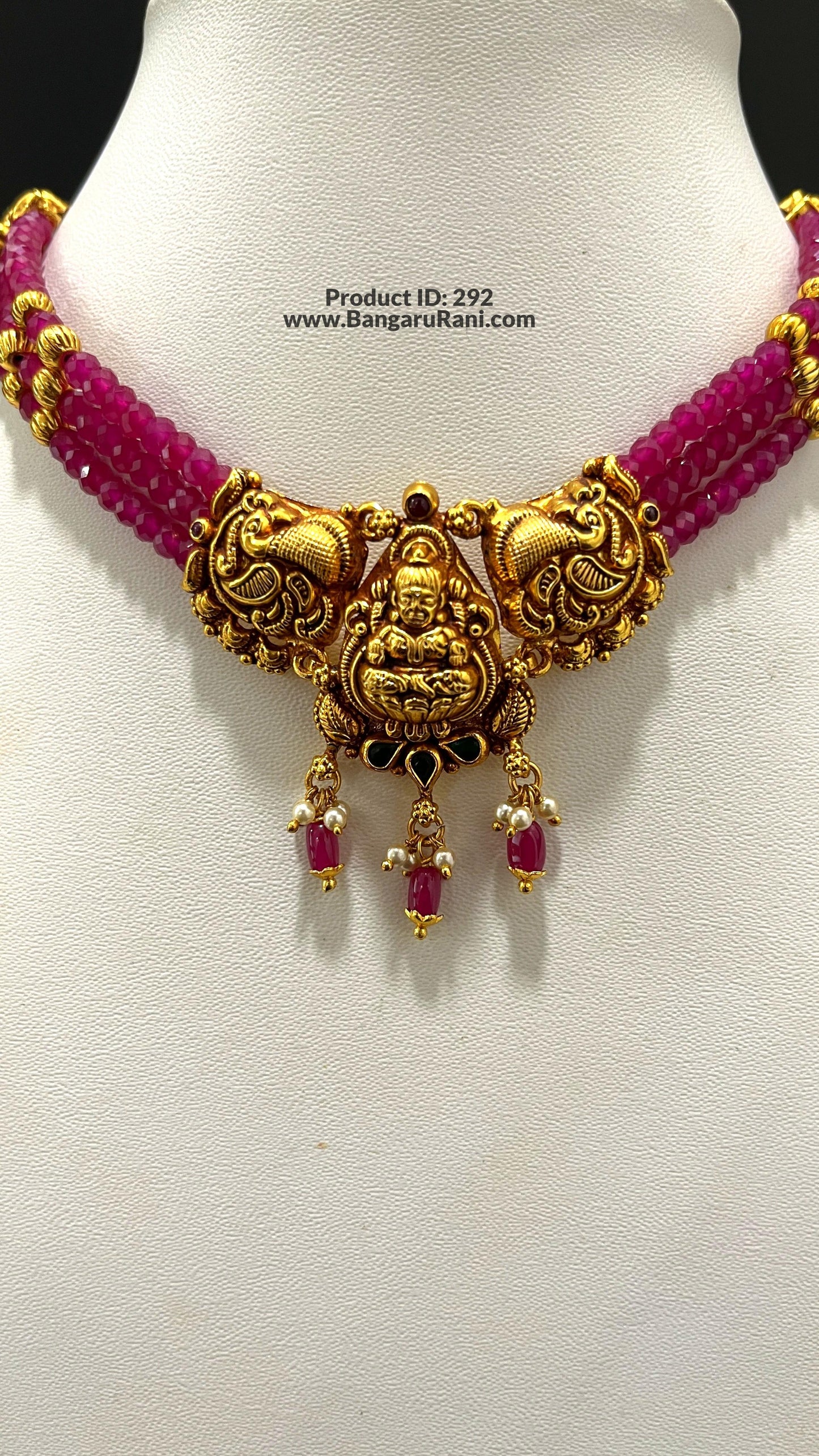 Saravana Jewellers SILVER beads-choker