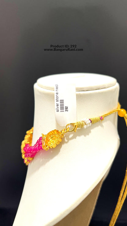 Saravana Jewellers SILVER beads-choker