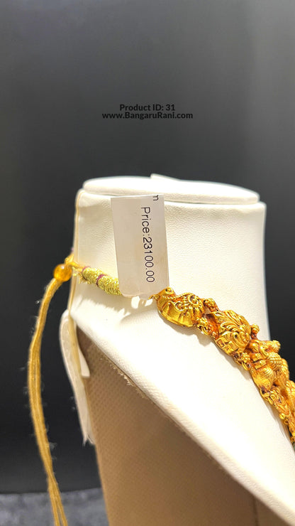 Saravana Jewellers 65.5gms SILVER HARAMS 916 Nakshi