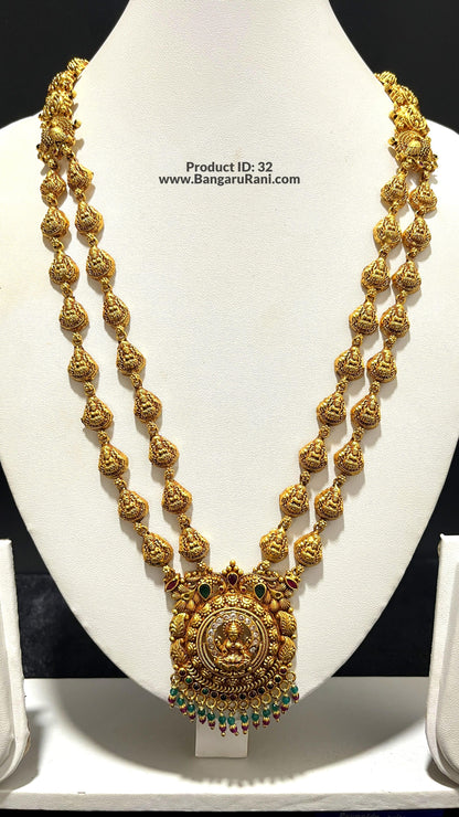 Saravana Jewellers 50gms SILVER HARAMS 916 Nakshi