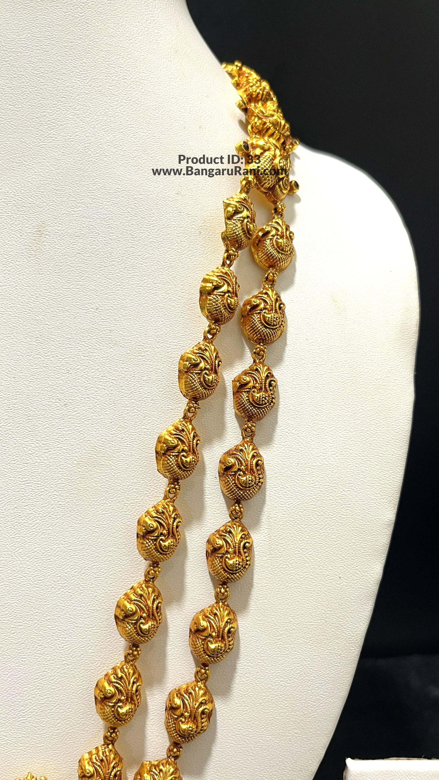 Saravana Jewellers 47.7gms SILVER HARAMS 916 Nakshi