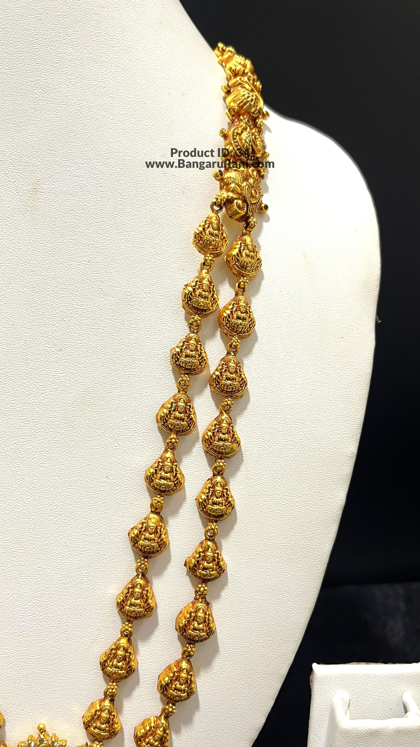 Saravana Jewellers 49.5gms SILVER HARAMS 916 Nakshi