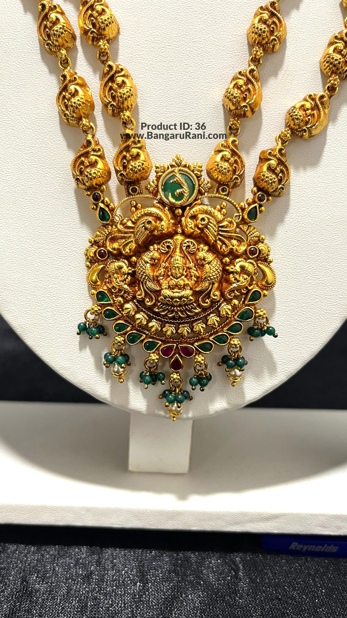 Saravana Jewellers 46gms SILVER HARAMS 916 Nakshi