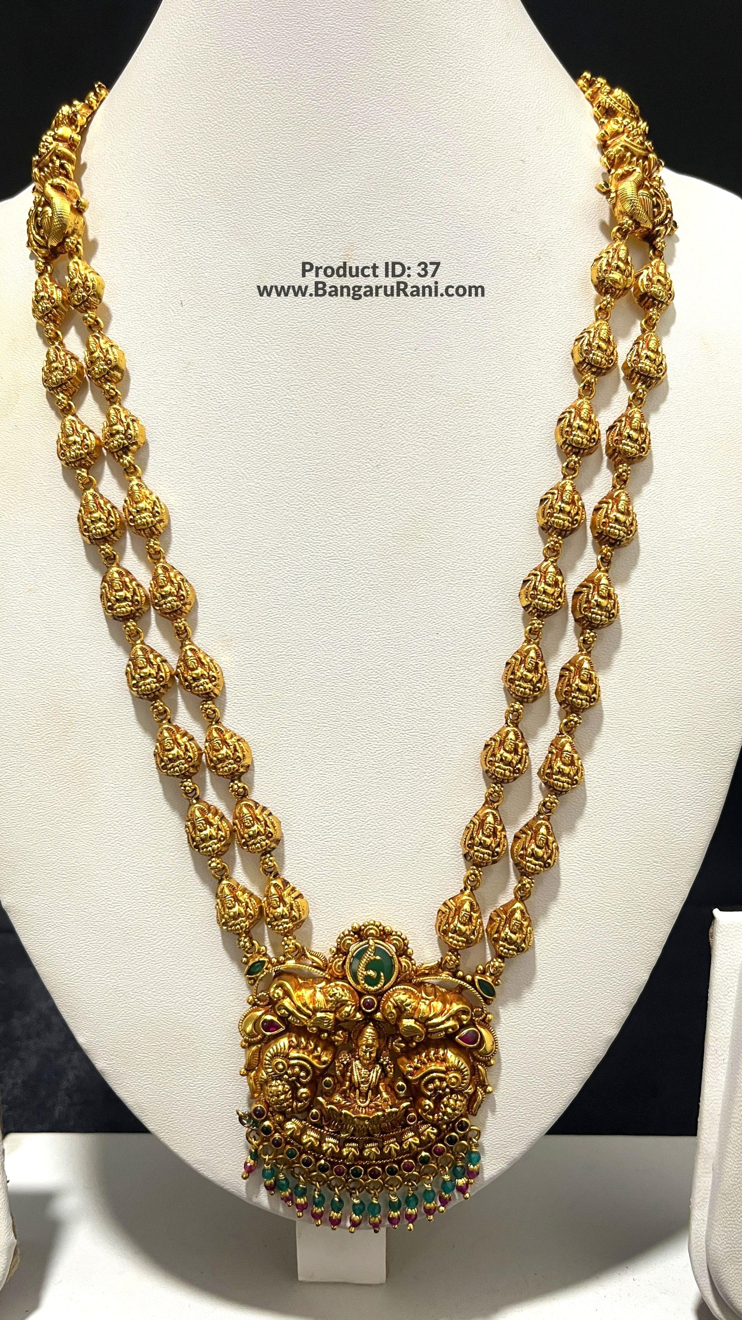 Saravana Jewellers 45gms SILVER HARAMS 916 Nakshi