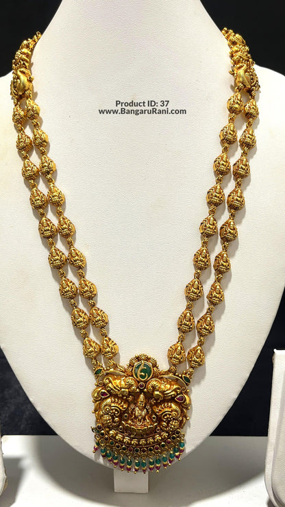 Saravana Jewellers 45gms SILVER HARAMS 916 Nakshi