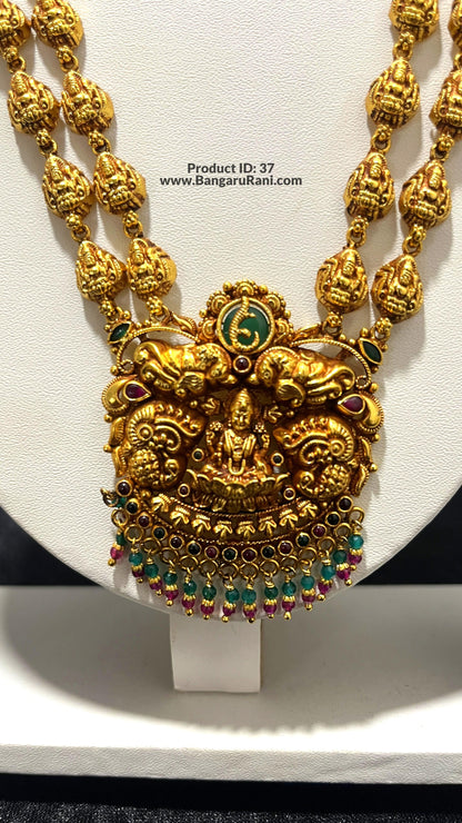 Saravana Jewellers 45gms SILVER HARAMS 916 Nakshi