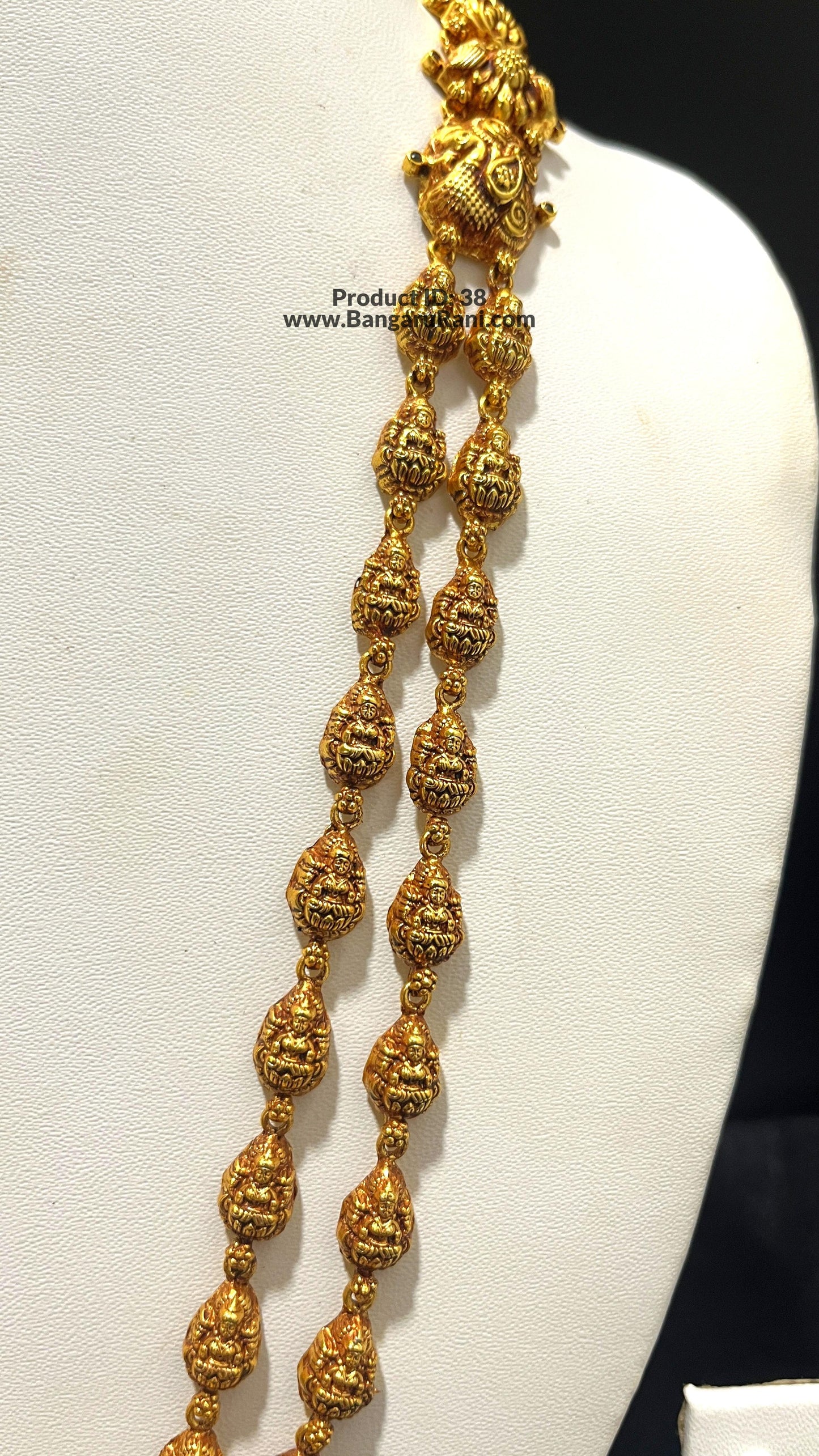 Saravana Jewellers 44.6gms SILVER HARAMS 916 Nakshi