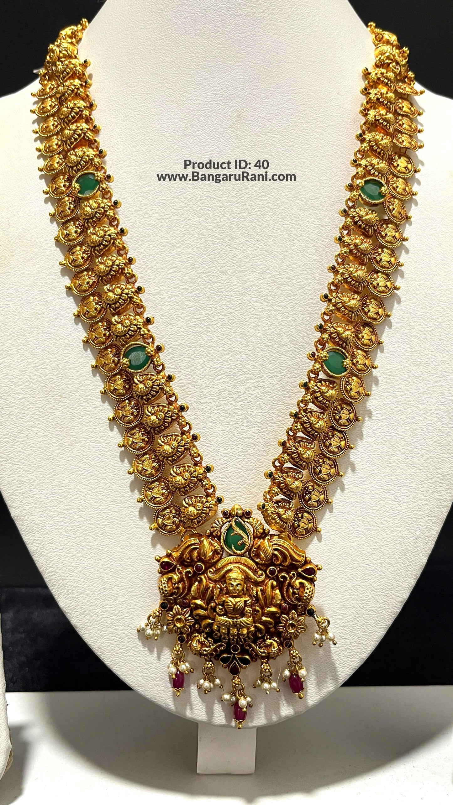 Saravana Jewellers 63.1gms SILVER HARAMS 916 Nakshi