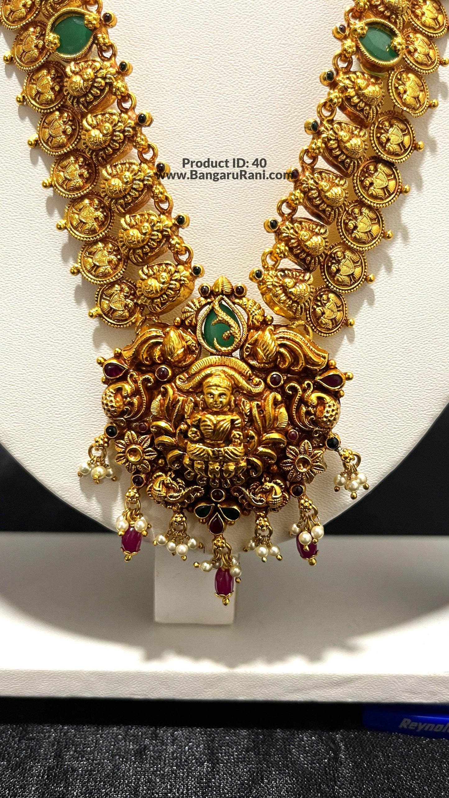 Saravana Jewellers 63.1gms SILVER HARAMS 916 Nakshi