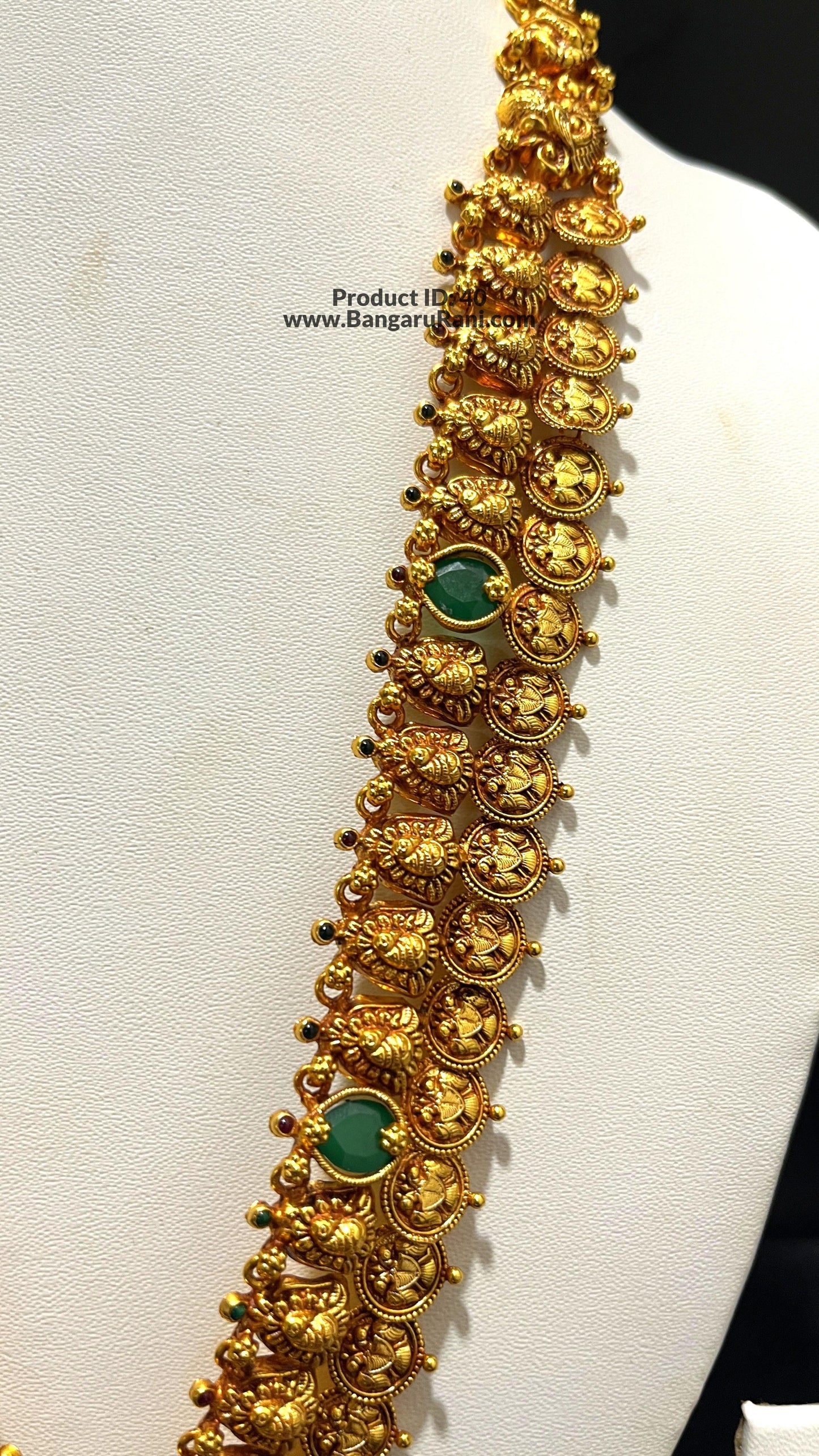 Saravana Jewellers 63.1gms SILVER HARAMS 916 Nakshi