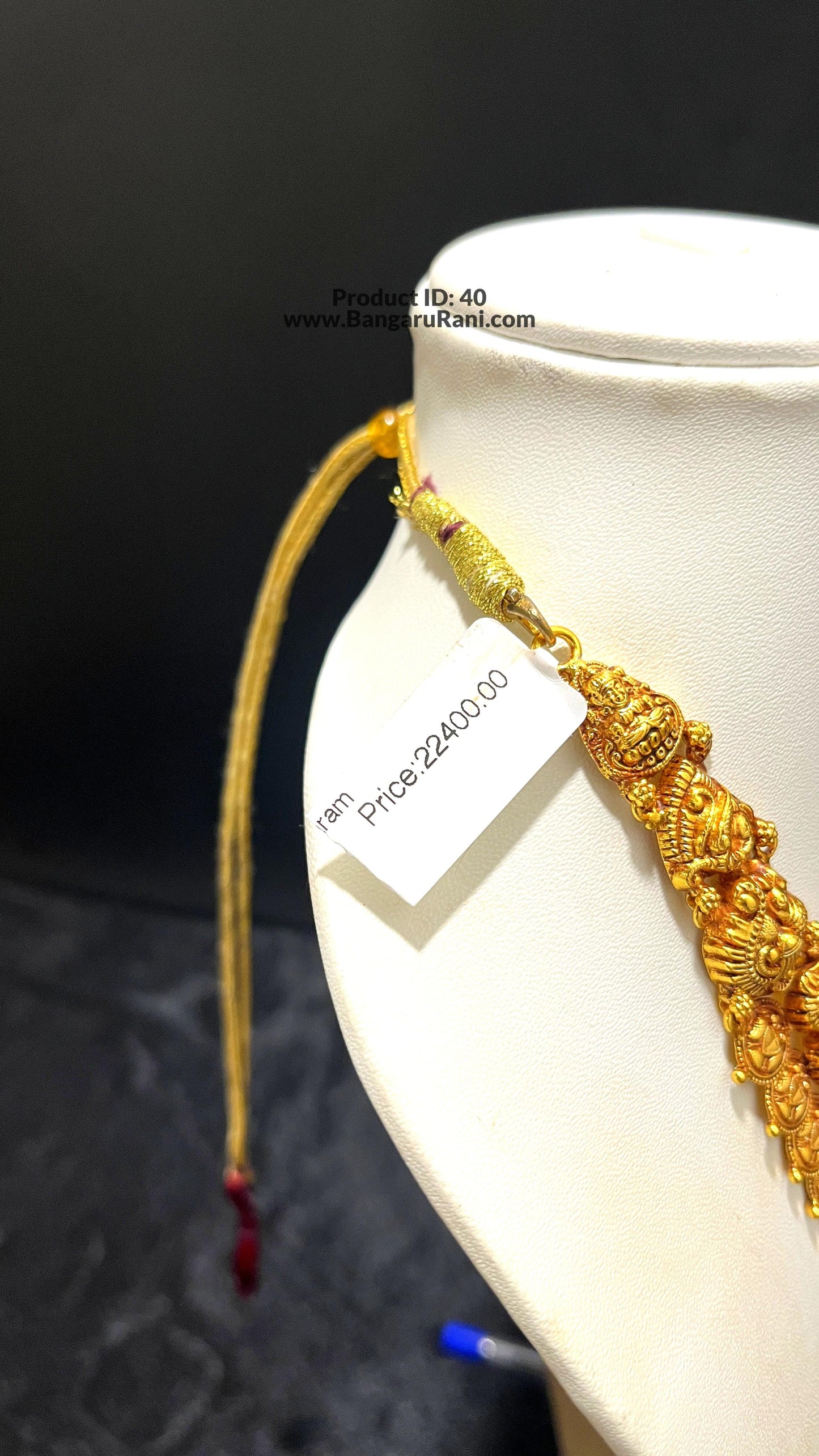 Saravana Jewellers 63.1gms SILVER HARAMS 916 Nakshi