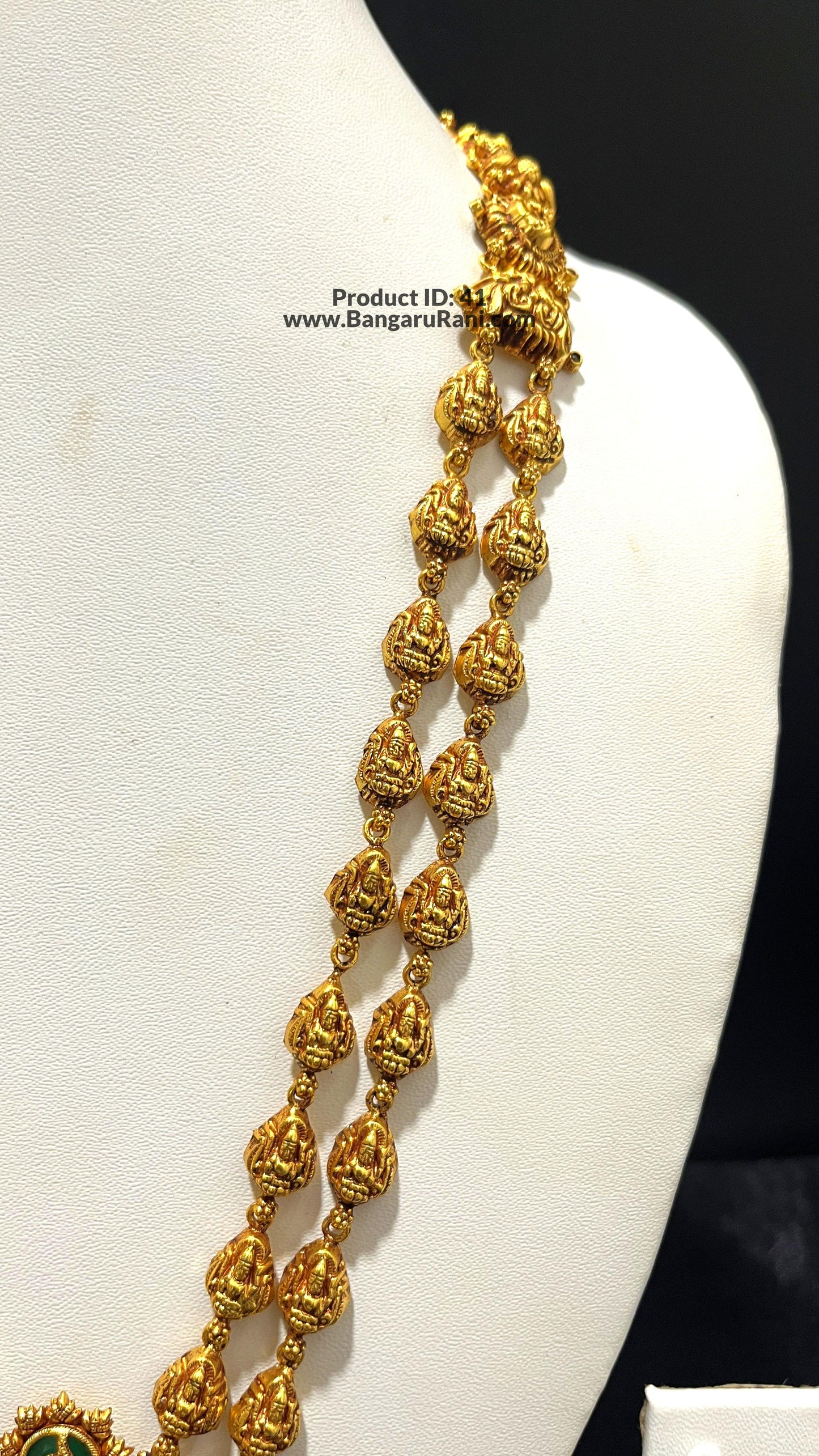 Saravana Jewellers 45.5gms SILVER HARAMS 916 Nakshi