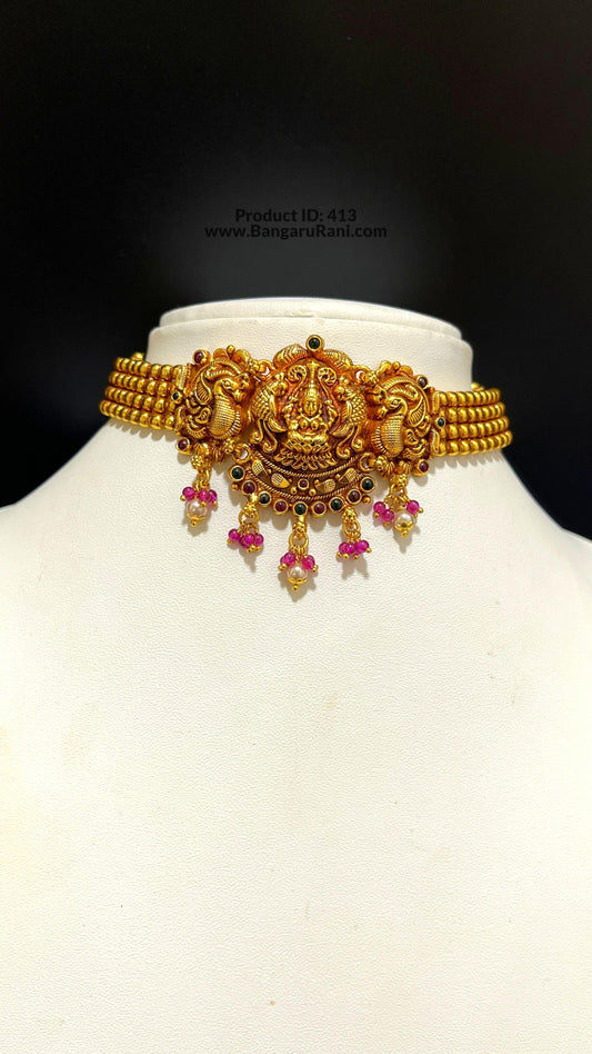 Saravana Jewellers SILVER nakshi chokers