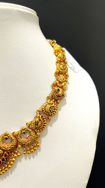 Saravana Jewellers 28.5gms SILVER NECKLACE 916 Nakshi