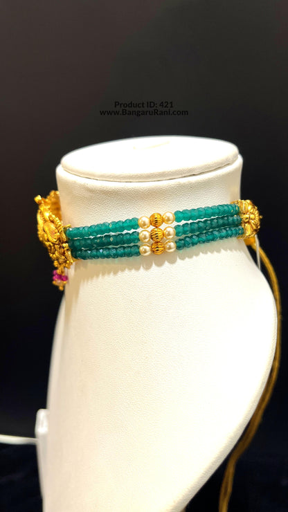 Saravana Jewellers SILVER beads choker