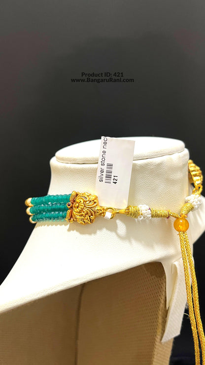 Saravana Jewellers SILVER beads choker