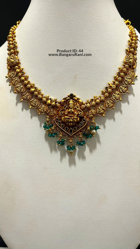 Saravana Jewellers 24.2gms SILVER NECKLACE 916 Nakshi