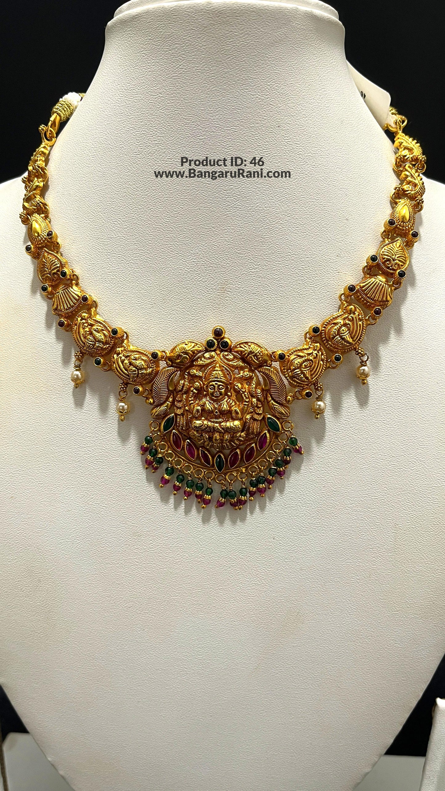 Saravana Jewellers 26gms SILVER NECKLACE 916 Nakshi