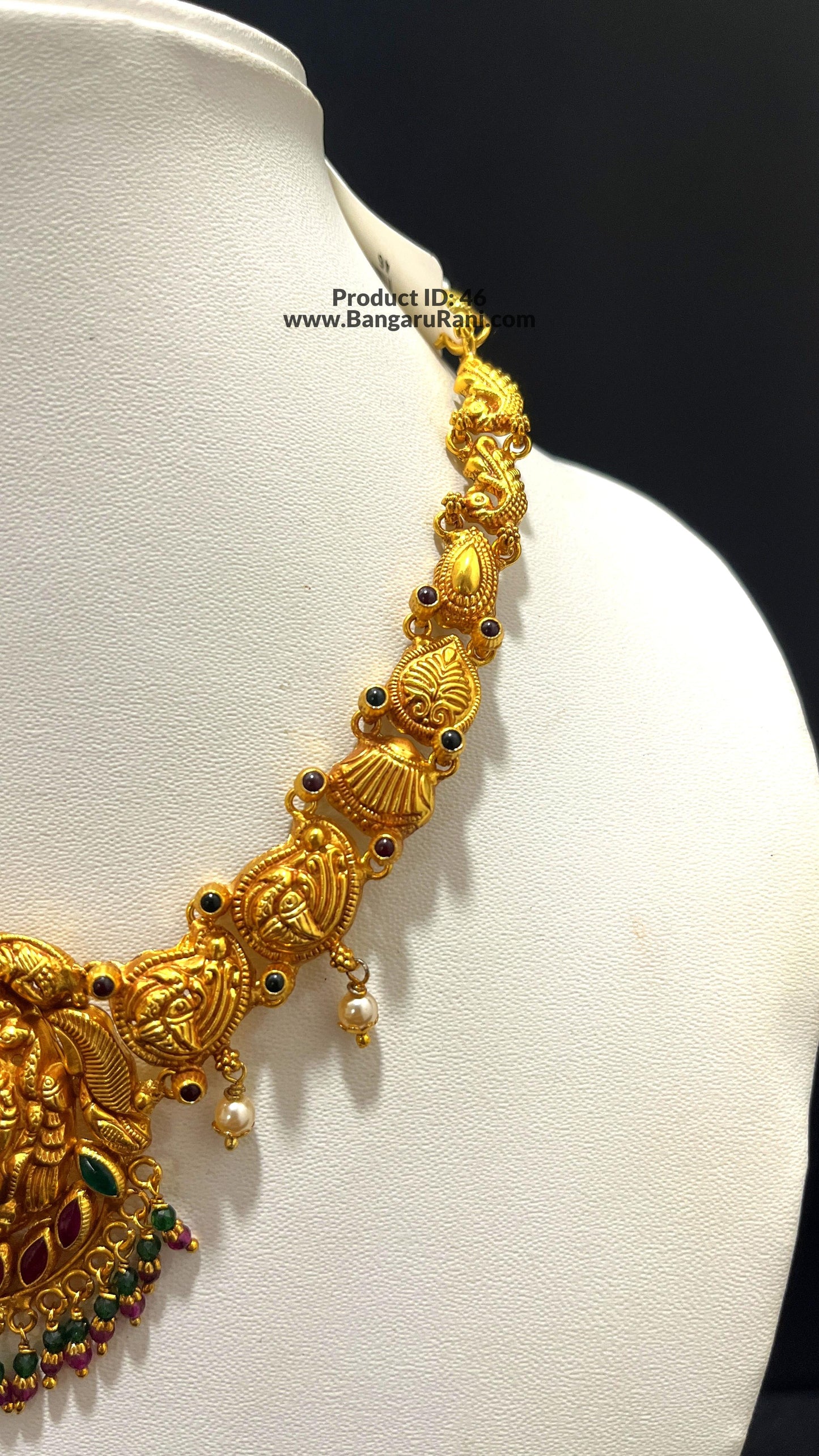 Saravana Jewellers 26gms SILVER NECKLACE 916 Nakshi