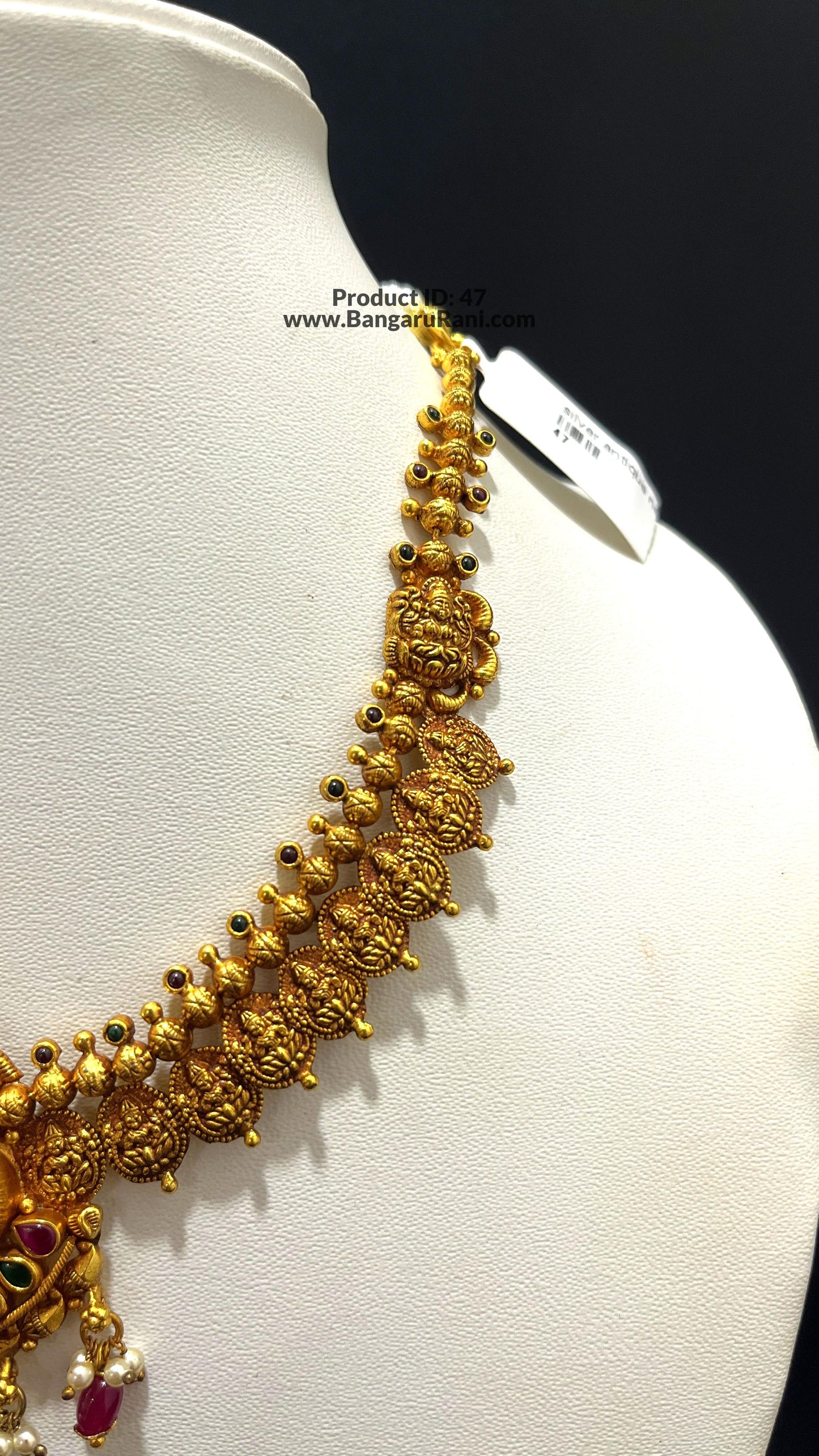 Saravana Jewellers 28gms SILVER NECKLACE 916 Nakshi