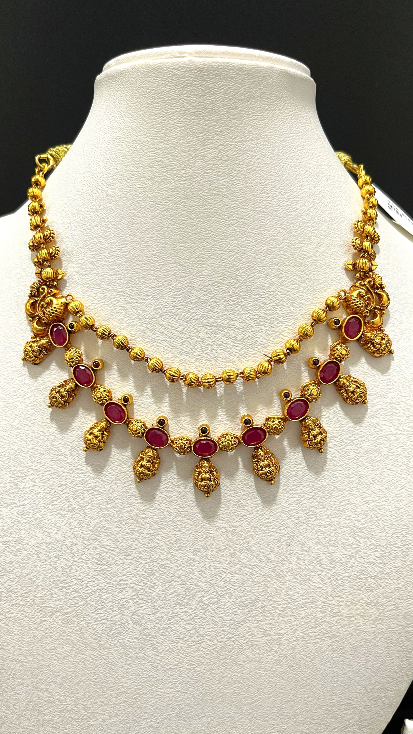 Saravana Jewellers 21.3gms SILVER NECKLACE 916 Nakshi