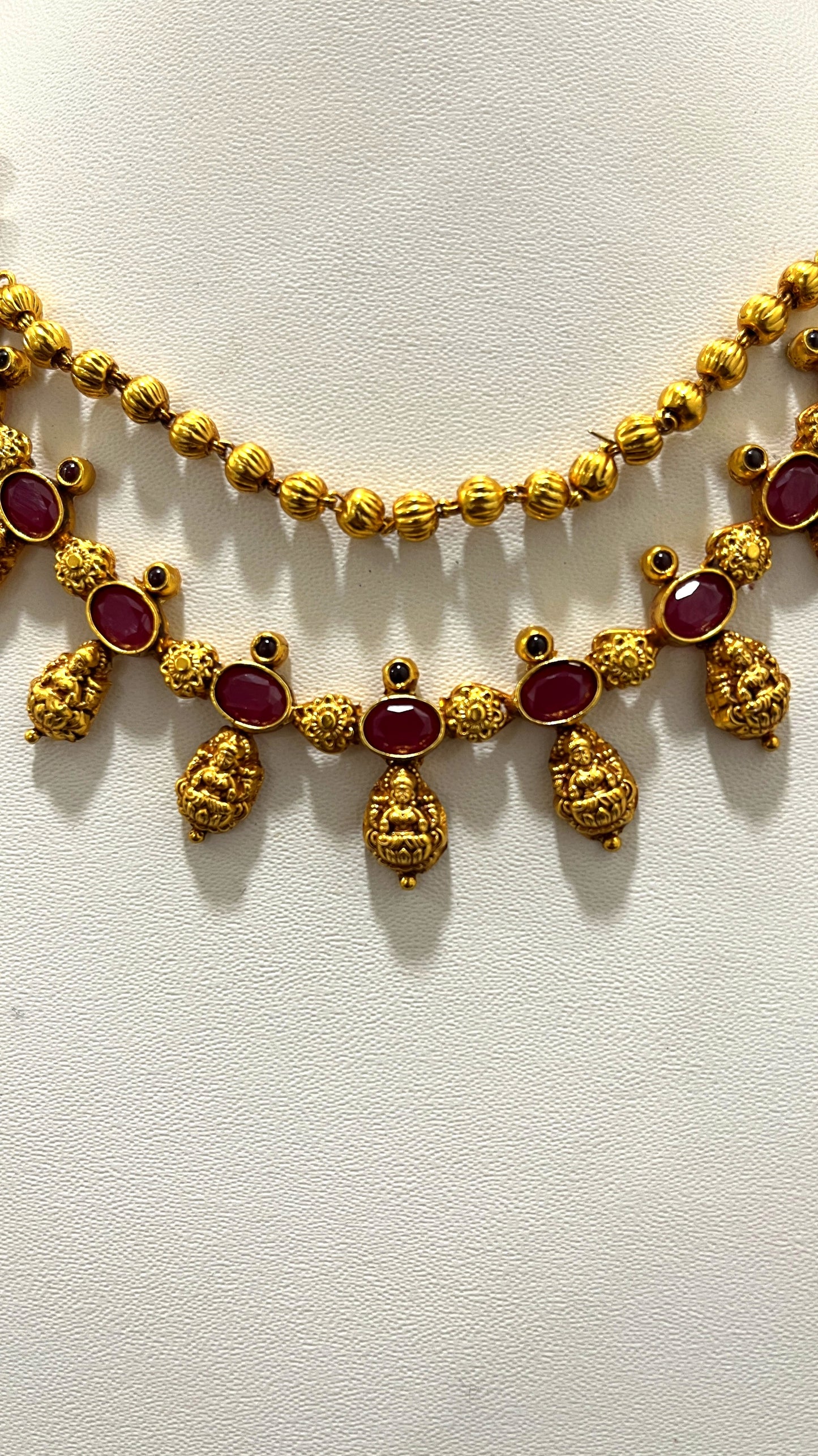 Saravana Jewellers 21.3gms SILVER NECKLACE 916 Nakshi