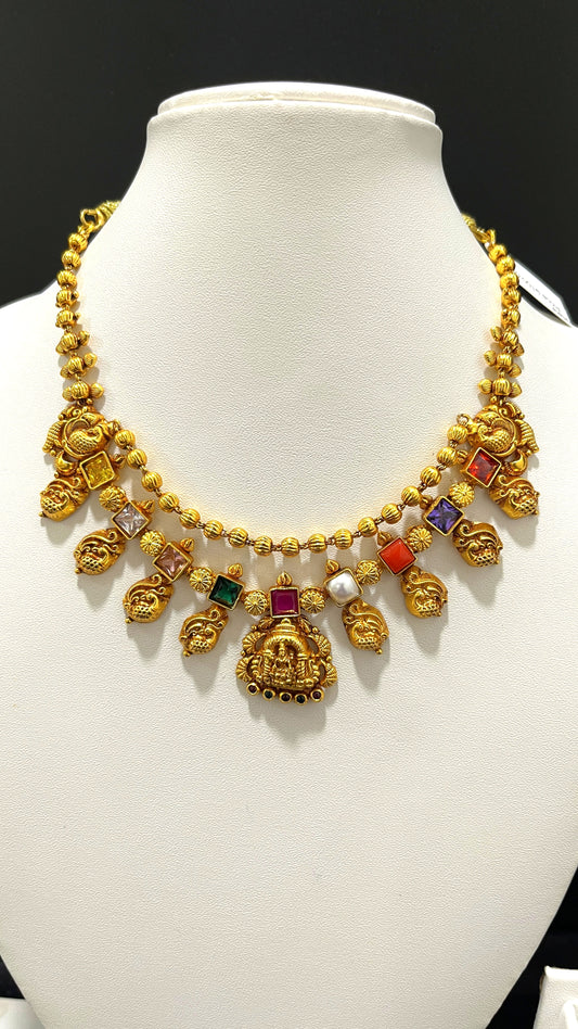 Saravana Jewellers 25.5gms SILVER NECKLACE 916 Nakshi